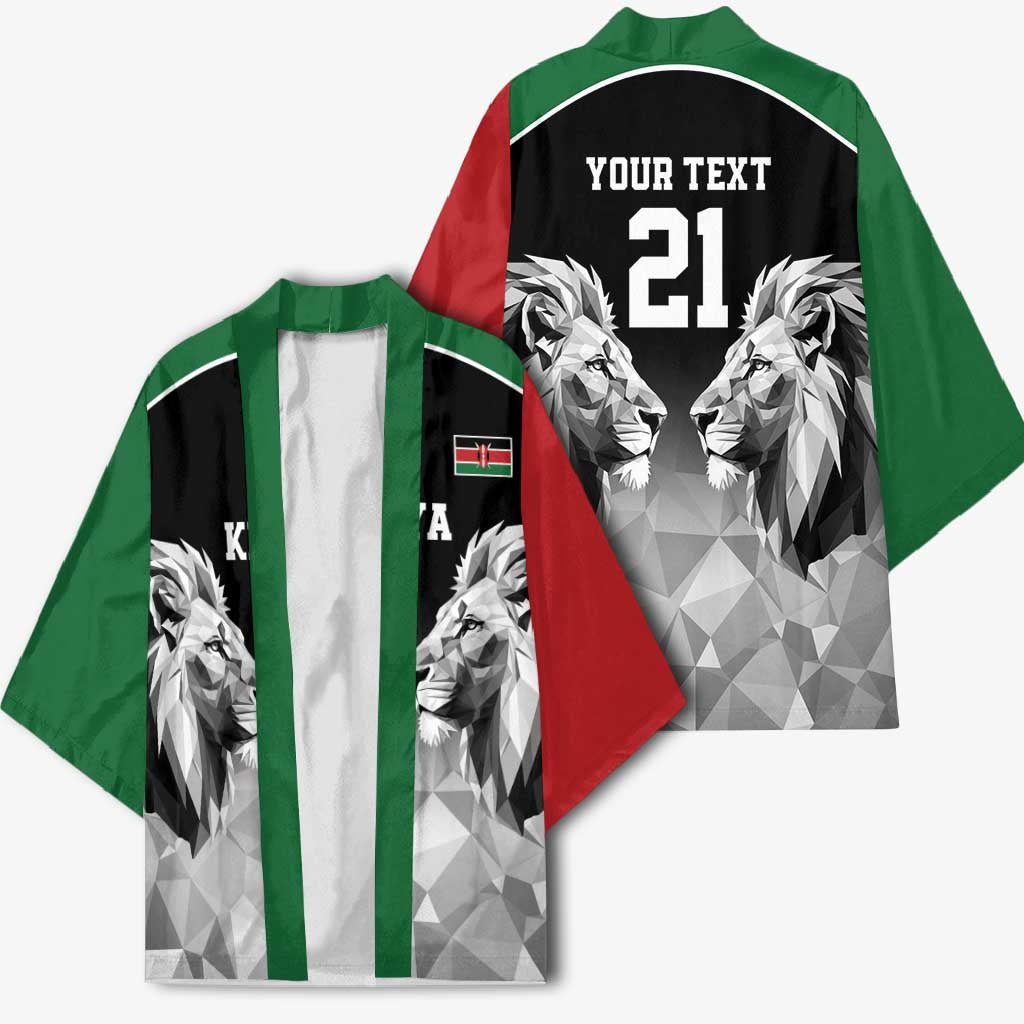 Kenya Rugby Custom Kimono Black Kenyan 22-23 Motif - Wonder Print Shop