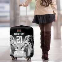 Kenya Rugby Custom Luggage Cover Black Kenyan 22-23 Motif - Wonder Print Shop