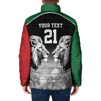 Kenya Rugby Custom Padded Jacket Black Kenyan 22-23 Motif - Wonder Print Shop