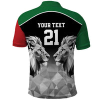 Kenya Rugby Custom Polo Shirt Black Kenyan 22-23 Motif - Wonder Print Shop