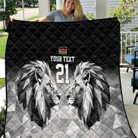 Kenya Rugby Custom Quilt Black Kenyan 22-23 Motif - Wonder Print Shop