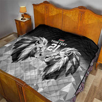 Kenya Rugby Custom Quilt Black Kenyan 22-23 Motif - Wonder Print Shop