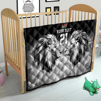 Kenya Rugby Custom Quilt Black Kenyan 22-23 Motif - Wonder Print Shop
