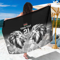 Kenya Rugby Custom Sarong Black Kenyan 22-23 Motif - Wonder Print Shop