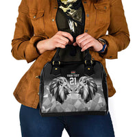 Kenya Rugby Custom Shoulder Handbag Black Kenyan 22-23 Motif - Wonder Print Shop