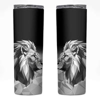 Kenya Rugby Custom Skinny Tumbler Black Kenyan 22-23 Motif - Wonder Print Shop