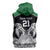 Kenya Rugby Custom Sleeveless Hoodie Black Kenyan 22-23 Motif - Wonder Print Shop