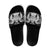 Kenya Rugby Custom Slide Sandals Black Kenyan 22-23 Motif - Wonder Print Shop