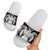 Kenya Rugby Custom Slide Sandals Black Kenyan 22-23 Motif - Wonder Print Shop