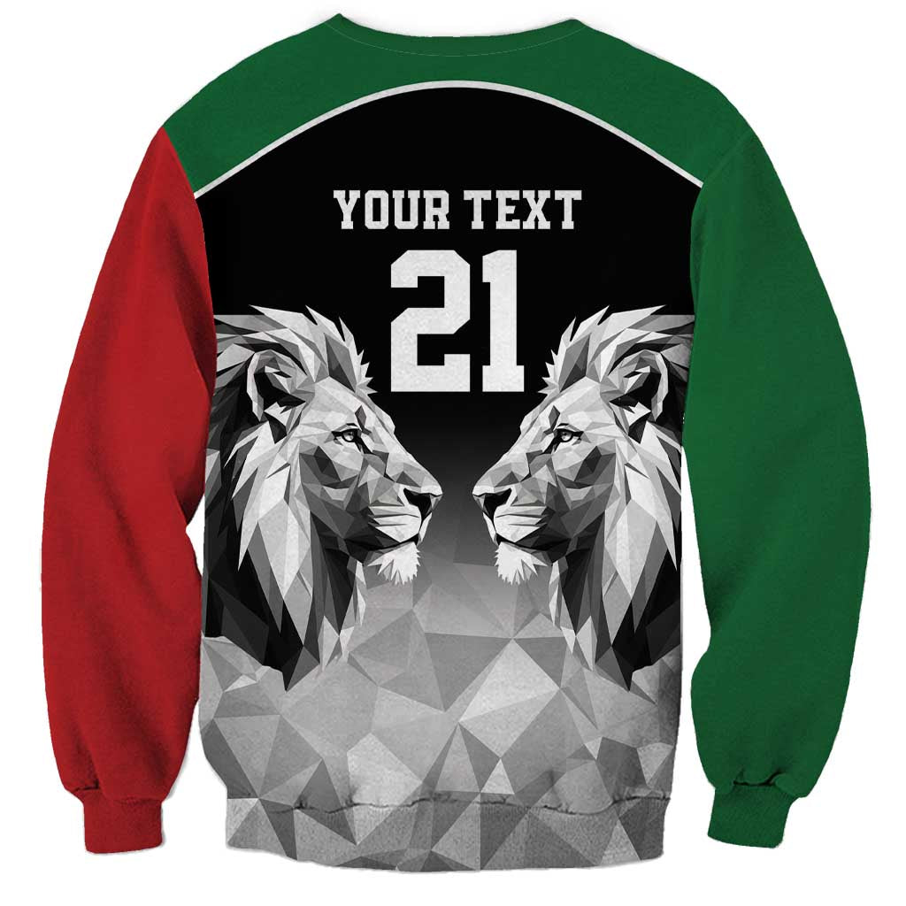 Kenya Rugby Custom Sweatshirt Black Kenyan 22-23 Motif - Wonder Print Shop
