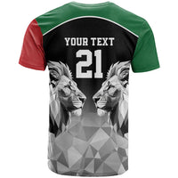Kenya Rugby Custom T Shirt Black Kenyan 22-23 Motif - Wonder Print Shop
