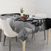 Kenya Rugby Custom Tablecloth Black Kenyan 22-23 Motif - Wonder Print Shop