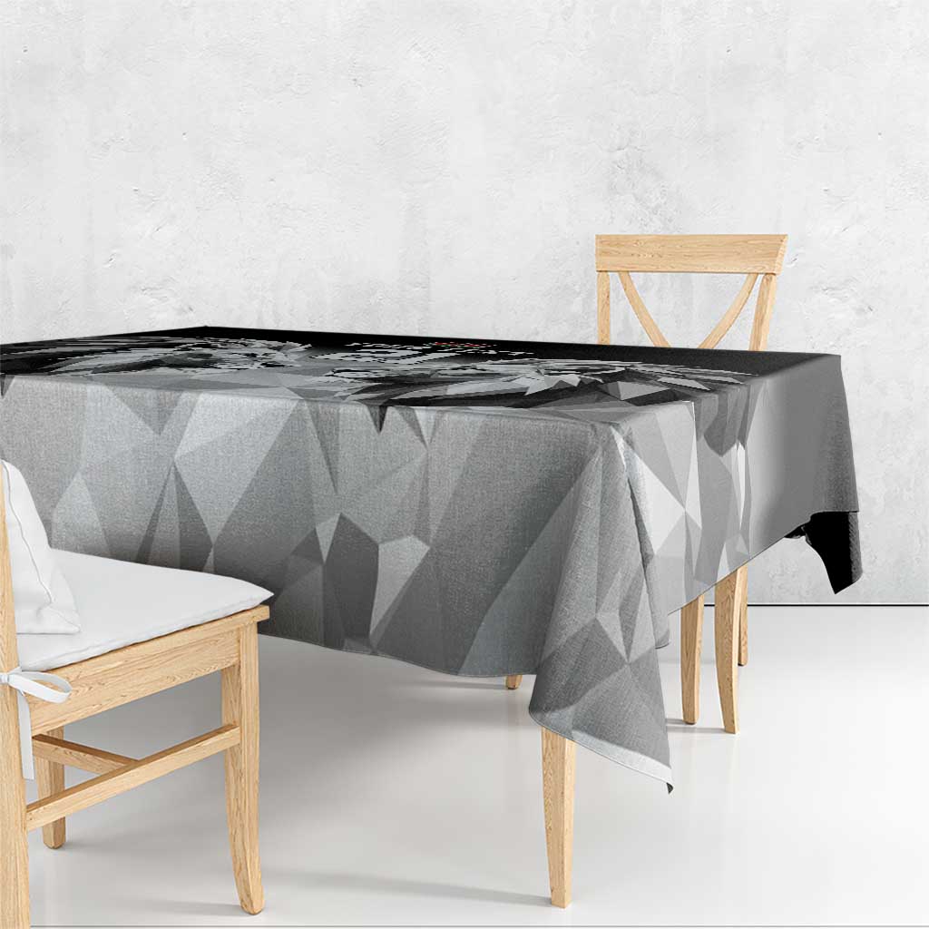 Kenya Rugby Custom Tablecloth Black Kenyan 22-23 Motif - Wonder Print Shop