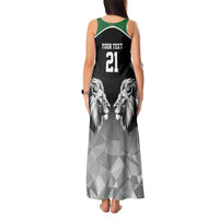 Kenya Rugby Custom Tank Maxi Dress Black Kenyan 22-23 Motif - Wonder Print Shop