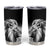 Kenya Rugby Custom Tumbler Cup Black Kenyan 22-23 Motif - Wonder Print Shop