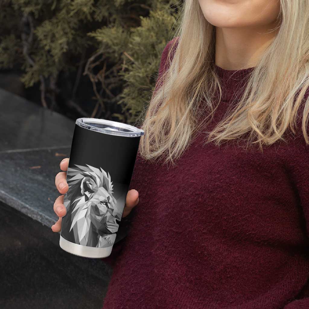 Kenya Rugby Custom Tumbler Cup Black Kenyan 22-23 Motif - Wonder Print Shop