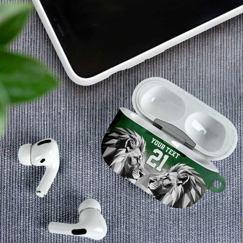 Kenya Rugby Custom AirPods Case Green Kenyan 22-23 Motif - Wonder Print Shop