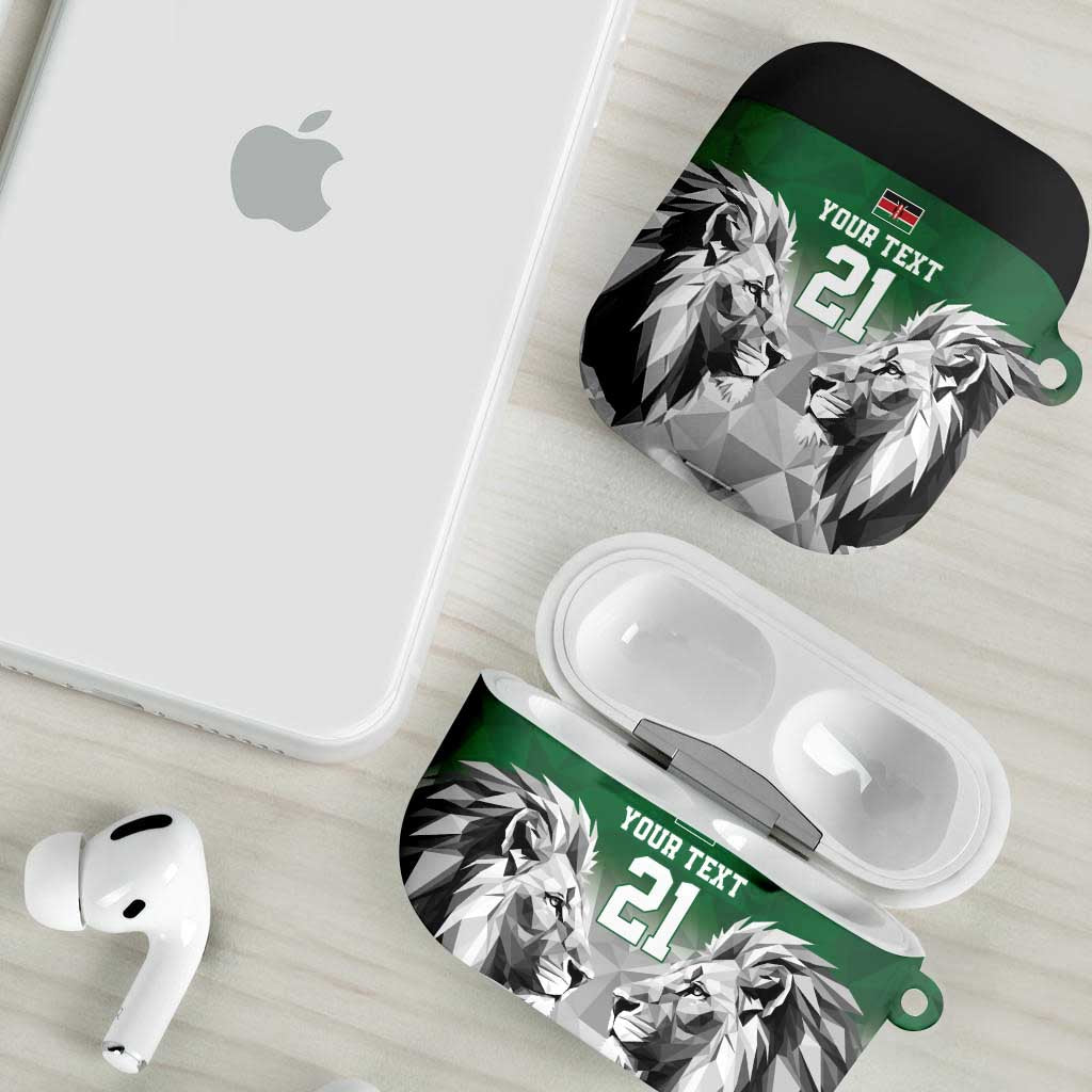 Kenya Rugby Custom AirPods Case Green Kenyan 22-23 Motif - Wonder Print Shop
