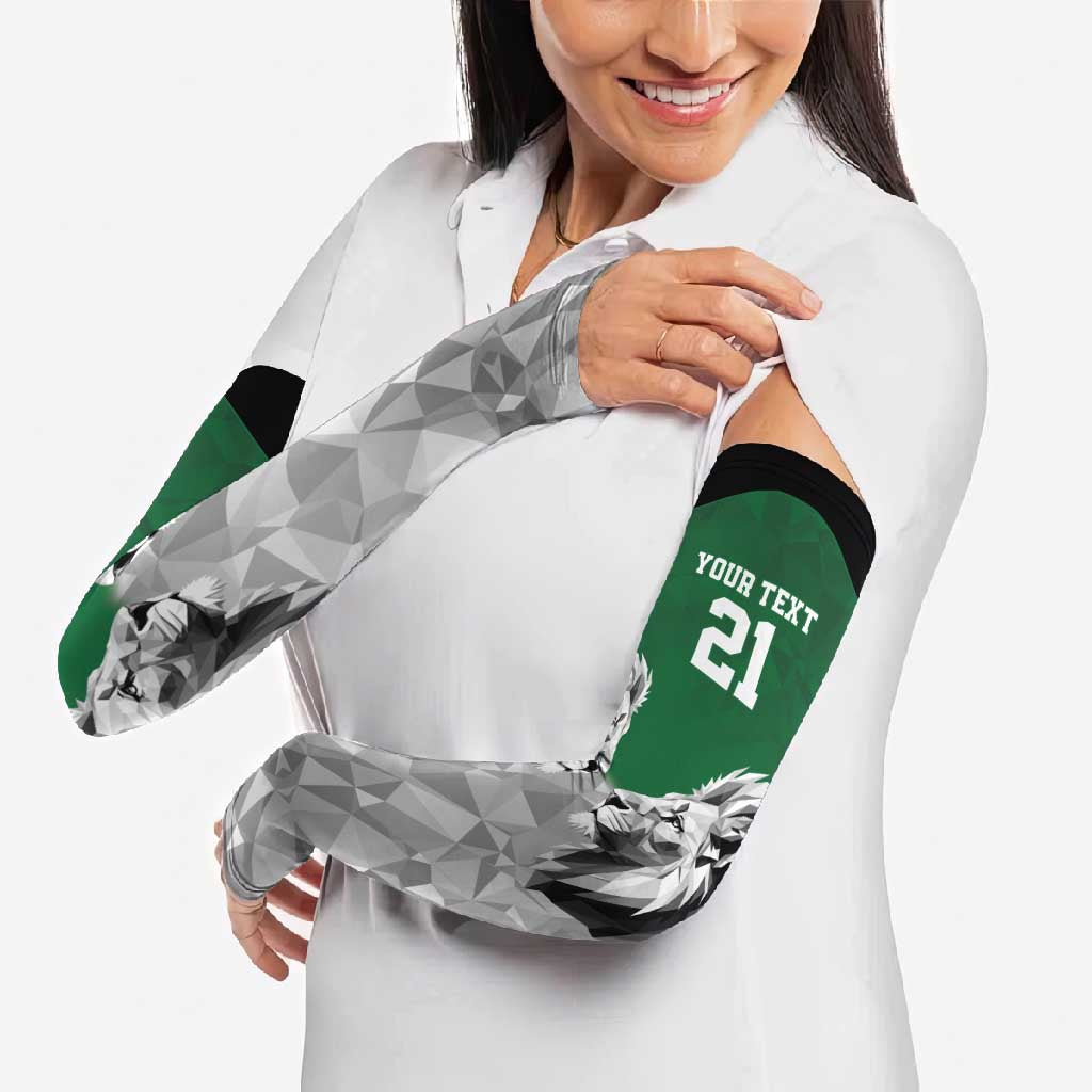 Kenya Rugby Custom Arm Sleeves Green Kenyan 22-23 Motif - Wonder Print Shop