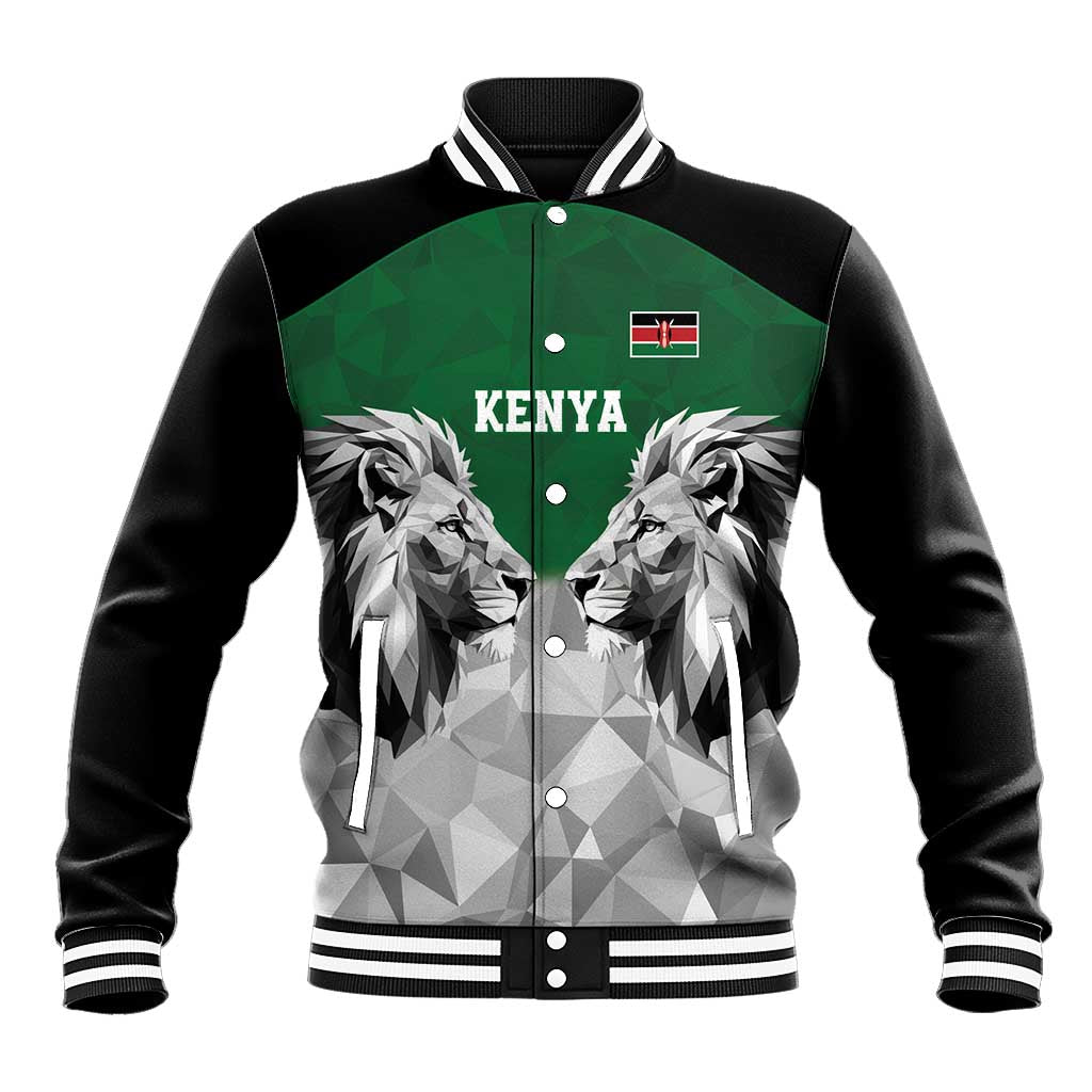 Kenya Rugby Custom Baseball Jacket Green Kenyan 22-23 Motif - Wonder Print Shop