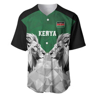 Kenya Rugby Custom Baseball Jersey Green Kenyan 22-23 Motif - Wonder Print Shop