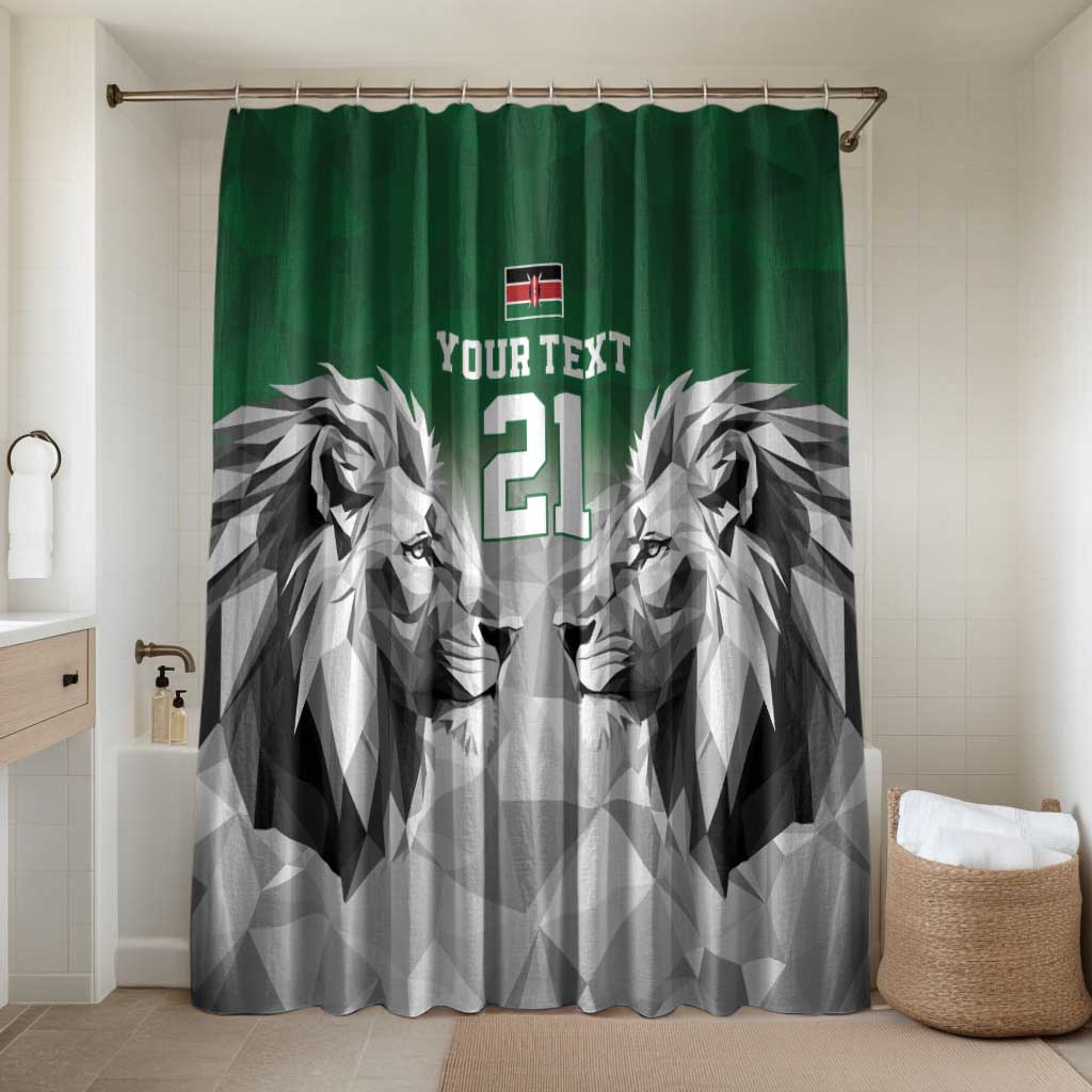 Kenya Rugby Custom Bathroom Set Green Kenyan 22-23 Motif - Wonder Print Shop