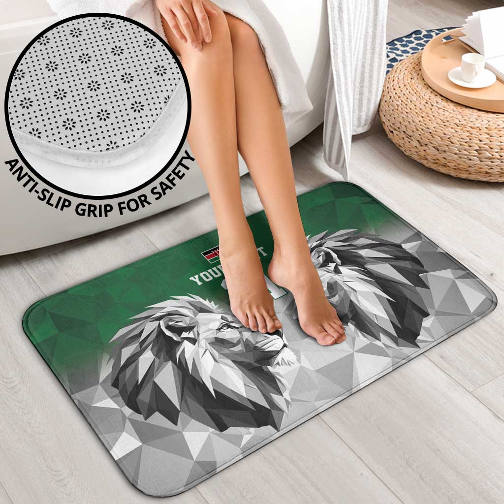 Kenya Rugby Custom Bathroom Set Green Kenyan 22-23 Motif - Wonder Print Shop