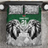 Kenya Rugby Custom Bedding Set Green Kenyan 22-23 Motif - Wonder Print Shop
