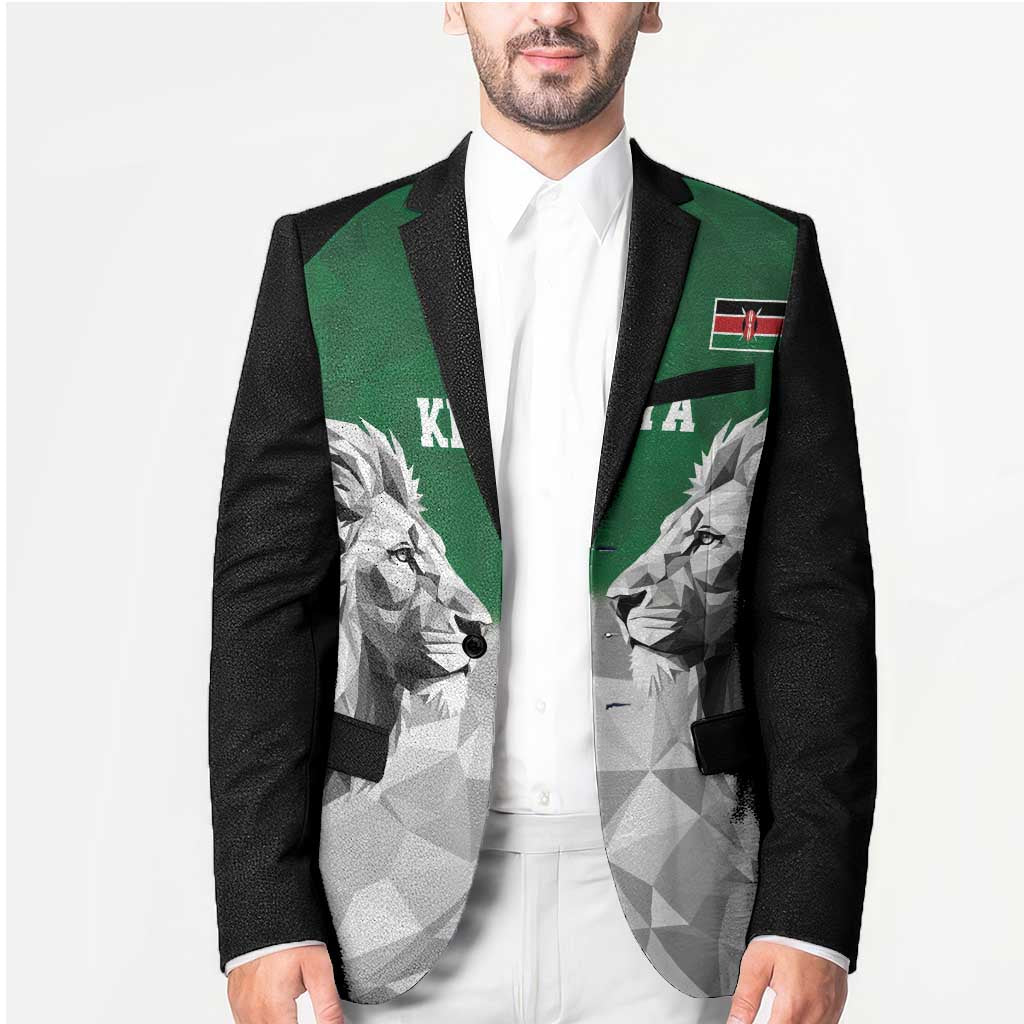 Kenya Rugby Custom Blazer Green Kenyan 22-23 Motif - Wonder Print Shop