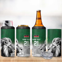 Kenya Rugby Custom 4 in 1 Can Cooler Tumbler Green Kenyan 22-23 Motif - Wonder Print Shop