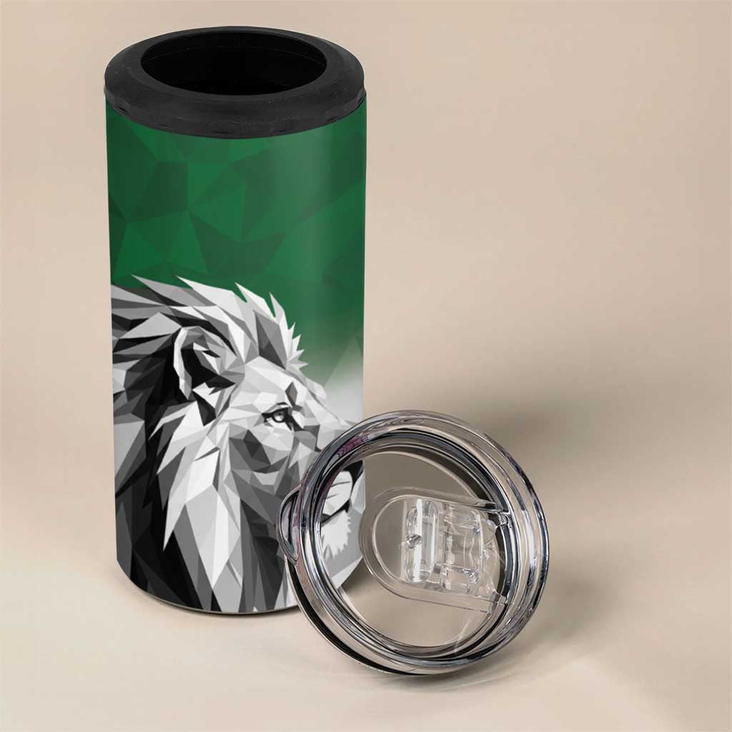 Kenya Rugby Custom 4 in 1 Can Cooler Tumbler Green Kenyan 22-23 Motif - Wonder Print Shop