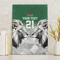 Kenya Rugby Custom Canvas Wall Art Green Kenyan 22-23 Motif - Wonder Print Shop
