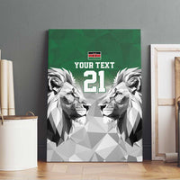 Kenya Rugby Custom Canvas Wall Art Green Kenyan 22-23 Motif - Wonder Print Shop