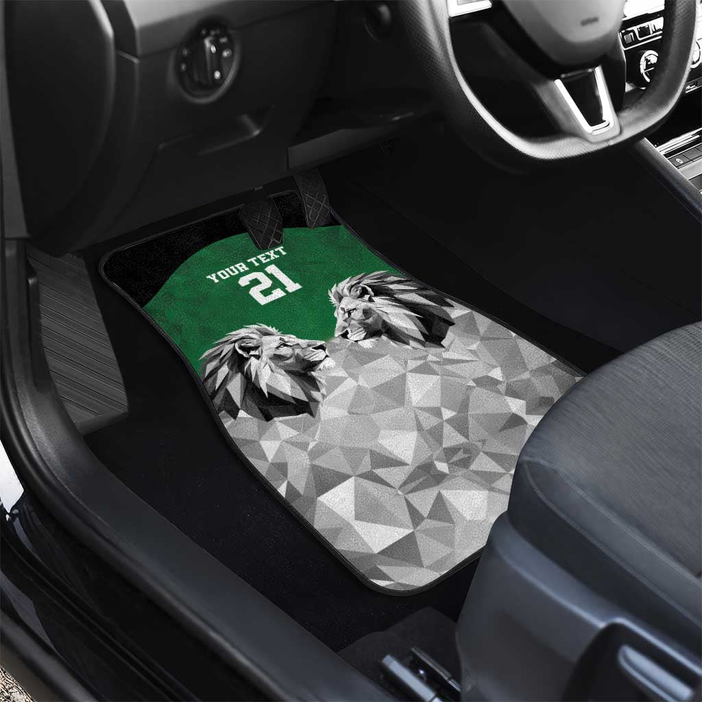 Kenya Rugby Custom Car Mats Green Kenyan 22-23 Motif - Wonder Print Shop