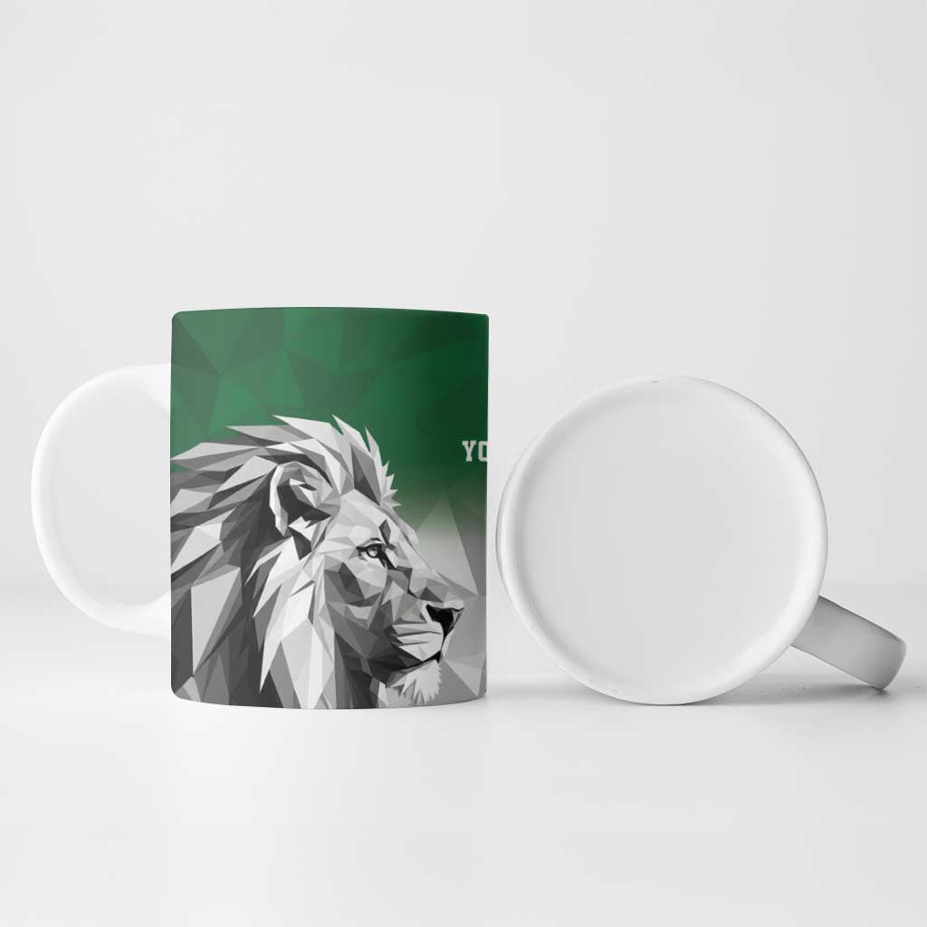 Kenya Rugby Custom Ceramic Mug Green Kenyan 22-23 Motif - Wonder Print Shop