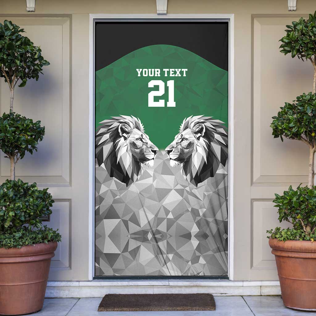 Kenya Rugby Custom Door Cover Green Kenyan 22-23 Motif - Wonder Print Shop