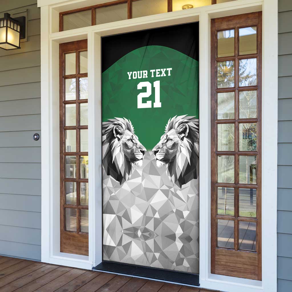 Kenya Rugby Custom Door Cover Green Kenyan 22-23 Motif - Wonder Print Shop