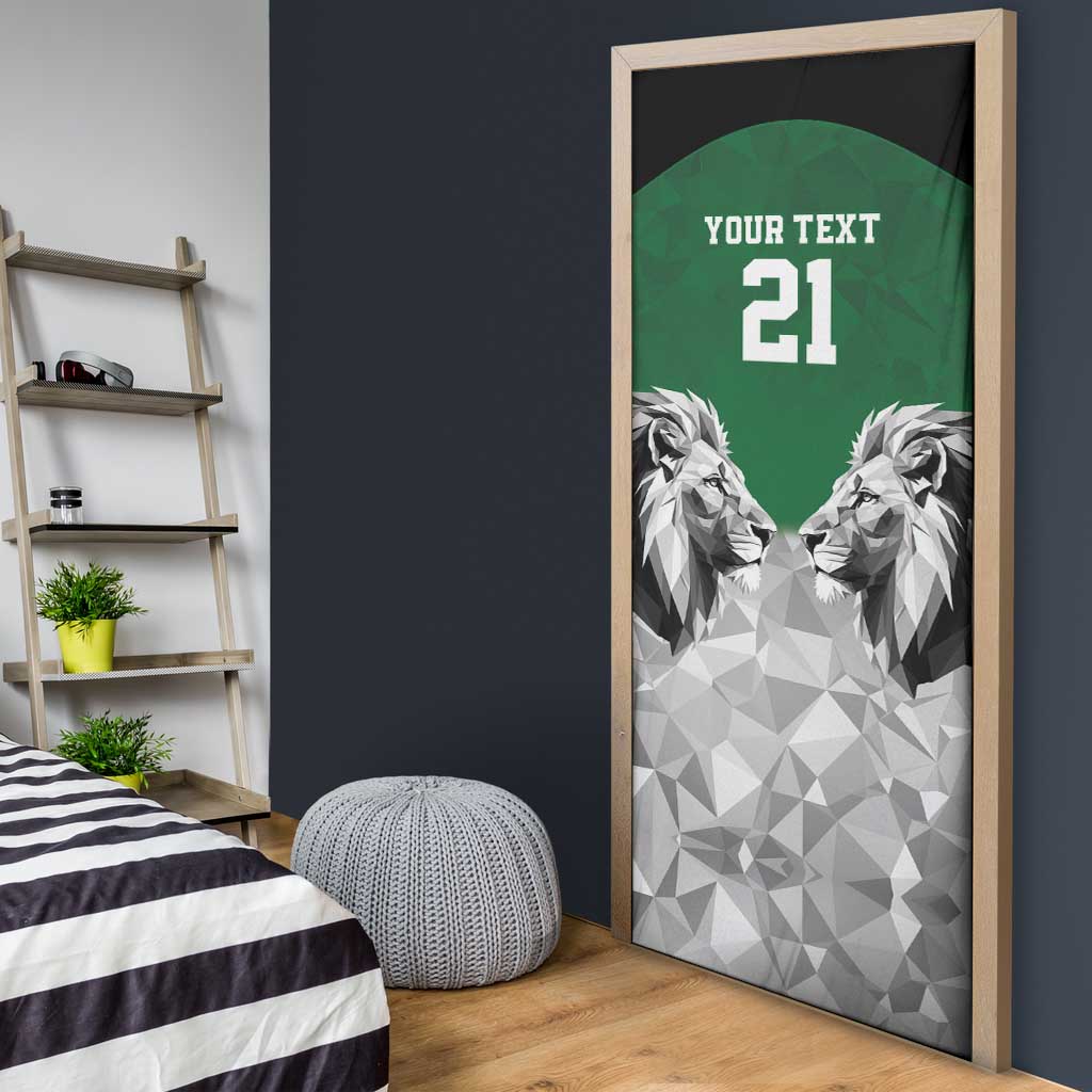 Kenya Rugby Custom Door Cover Green Kenyan 22-23 Motif - Wonder Print Shop