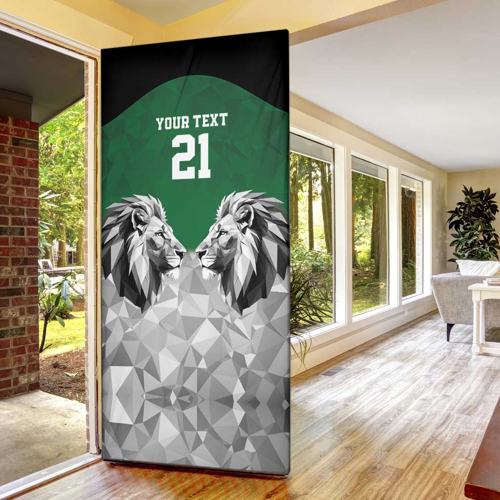 Kenya Rugby Custom Door Cover Green Kenyan 22-23 Motif - Wonder Print Shop