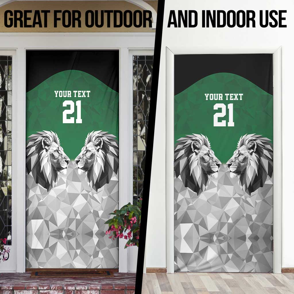 Kenya Rugby Custom Door Cover Green Kenyan 22-23 Motif - Wonder Print Shop