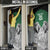 Kenya Rugby Custom Door Cover Green Kenyan 22-23 Motif - Wonder Print Shop