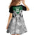 Kenya Rugby Custom Family Matching Long Sleeve Bodycon Dress and Hawaiian Shirt Green Kenyan 22-23 Motif - Wonder Print Shop