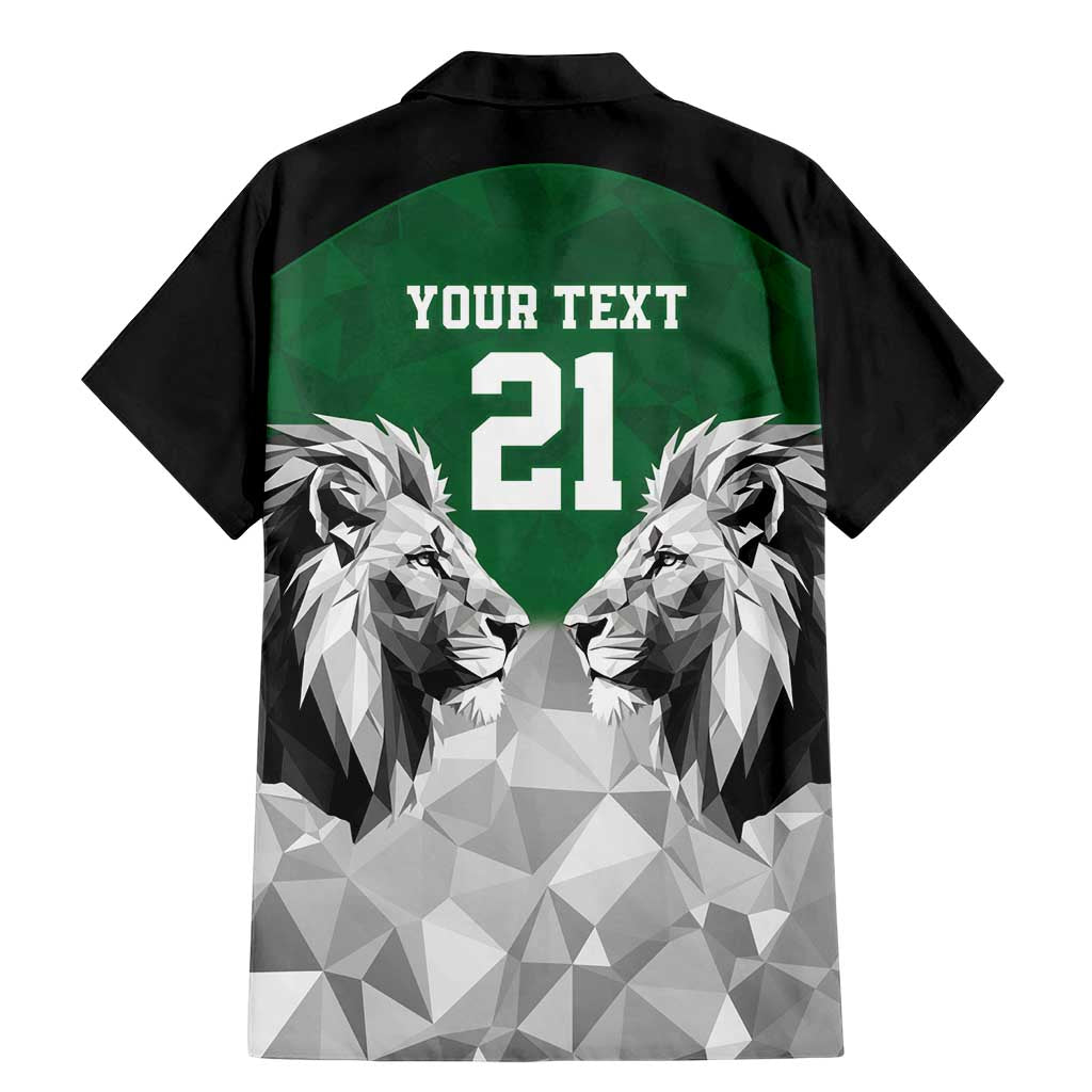 Kenya Rugby Custom Family Matching Mermaid Dress and Hawaiian Shirt Green Kenyan 22-23 Motif - Wonder Print Shop