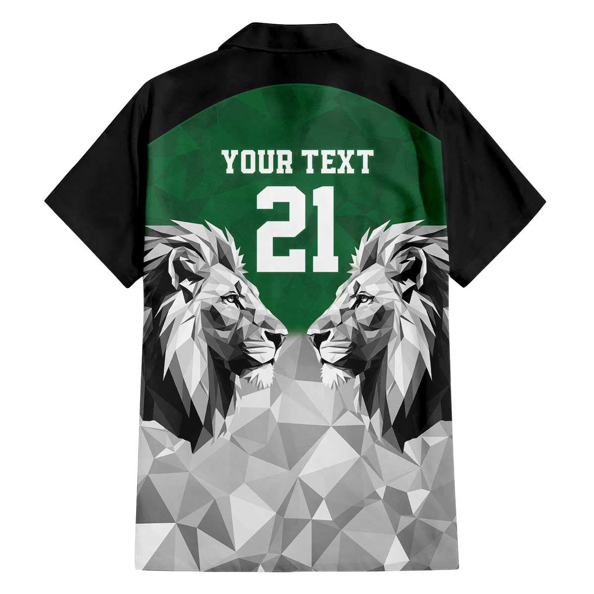 Kenya Rugby Custom Family Matching Off The Shoulder Long Sleeve Dress and Hawaiian Shirt Green Kenyan 22-23 Motif - Wonder Print Shop