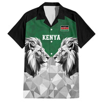 Kenya Rugby Custom Family Matching Puletasi and Hawaiian Shirt Green Kenyan 22-23 Motif - Wonder Print Shop
