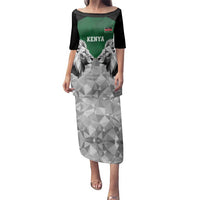 Kenya Rugby Custom Family Matching Puletasi and Hawaiian Shirt Green Kenyan 22-23 Motif - Wonder Print Shop