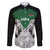 Kenya Rugby Custom Family Matching Short Sleeve Bodycon Dress and Hawaiian Shirt Green Kenyan 22-23 Motif - Wonder Print Shop