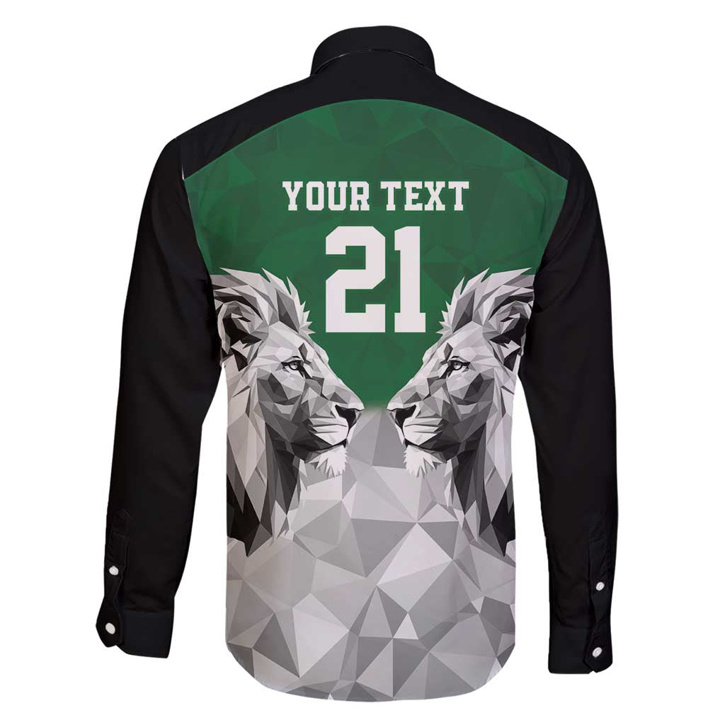 Kenya Rugby Custom Family Matching Short Sleeve Bodycon Dress and Hawaiian Shirt Green Kenyan 22-23 Motif - Wonder Print Shop