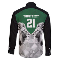 Kenya Rugby Custom Family Matching Short Sleeve Bodycon Dress and Hawaiian Shirt Green Kenyan 22-23 Motif - Wonder Print Shop