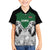 Kenya Rugby Custom Family Matching Short Sleeve Bodycon Dress and Hawaiian Shirt Green Kenyan 22-23 Motif - Wonder Print Shop